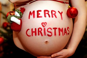 Fêtes de Noël pendant la grossesse