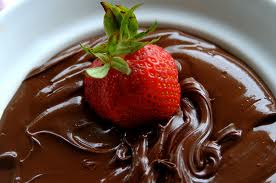 fraise chocolat enciente