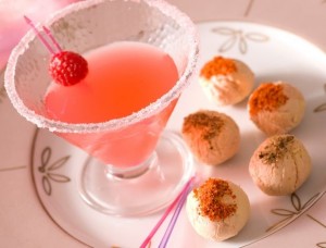 Cocktails sans alcool marron glacé madarine framboise